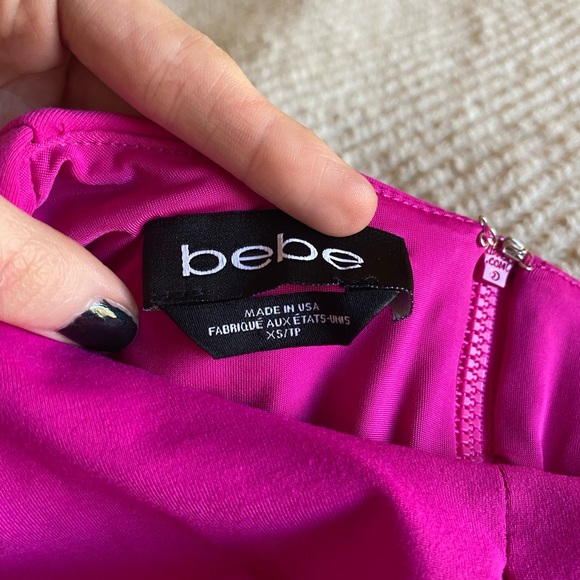 💖 HOT PINK BEBE DRESS - Picture 4 of 8